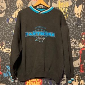 Vintage Carolina Panthers Embroidered Sweatshirt